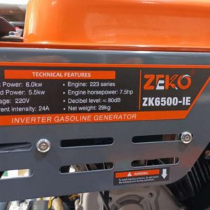 موتور برق بنزینی 5.5 کیلووات زیکو مدل ZK6500-IE | رومکس دیزل