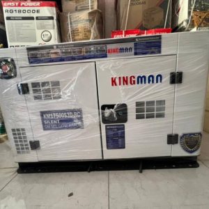 موتور برق 17 کاوا گازوئیلی سوپر سایلنت سه فاز تک فاز کینگ من مدل KM17500S3 | فروشگاه موتور برق رومکس دیزل