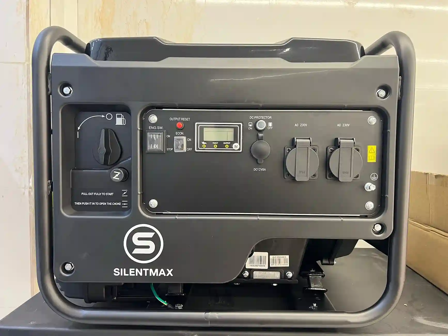 موتور برق 7 کیلووات بنزینی تک فاز سایلنت مکس مدل GT6000IO