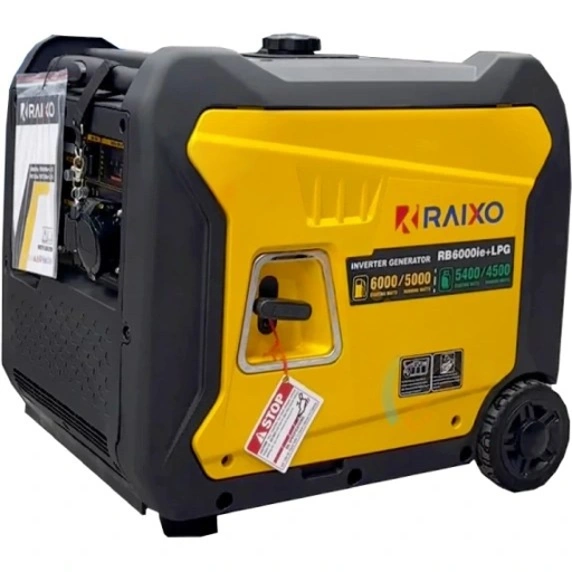 موتور برق 6 کیلووات دو گانه تک فاز سوپر سایلنت راکسیو مدل RB6000IE
