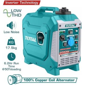 موتور برق ۲ کیلووات بنزینی سایلنت توتال مدل TP523006 | فروشگاه تخصصی موتور برق رومکس دیزل
