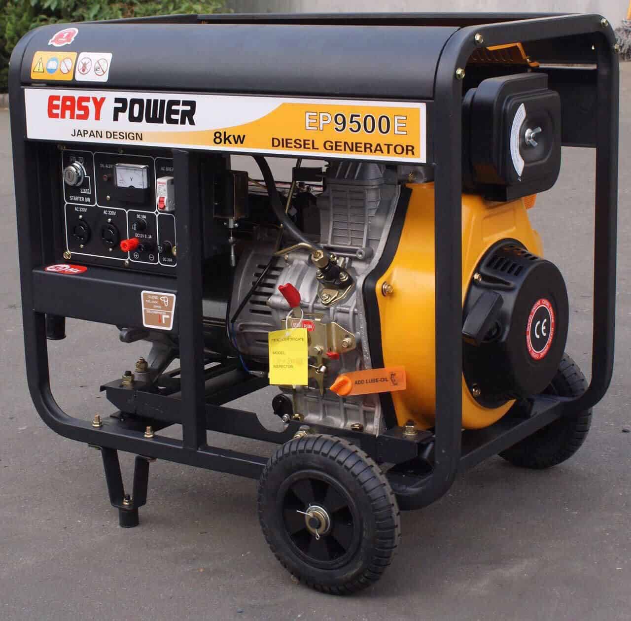 موتور برق دیزلی 8 کیلووات ایزی پاور مدل EP9500E